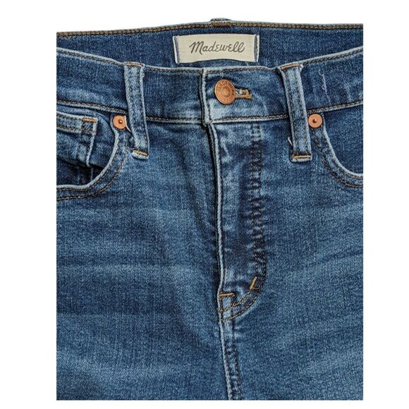 Like New Madewell Women's 10" High-Rise Skinny Jeans Size 26P Style MA624 - Picture 4 of 10